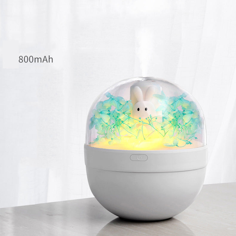 New Sweetheart Rabbit Humidifier Household USB Charging Mini Desktop Air Purifier Gift