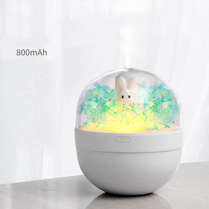 New Sweetheart Rabbit Humidifier Household USB Charging Mini Desktop Air Purifier Gift