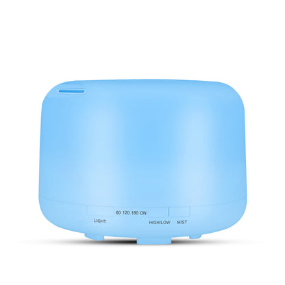 Unprinted Ultrasonic Humidifier 500ML Home Bedroom Air Purifier Colorful Gradient Aromatherapy Electromechanical Rice Cooker