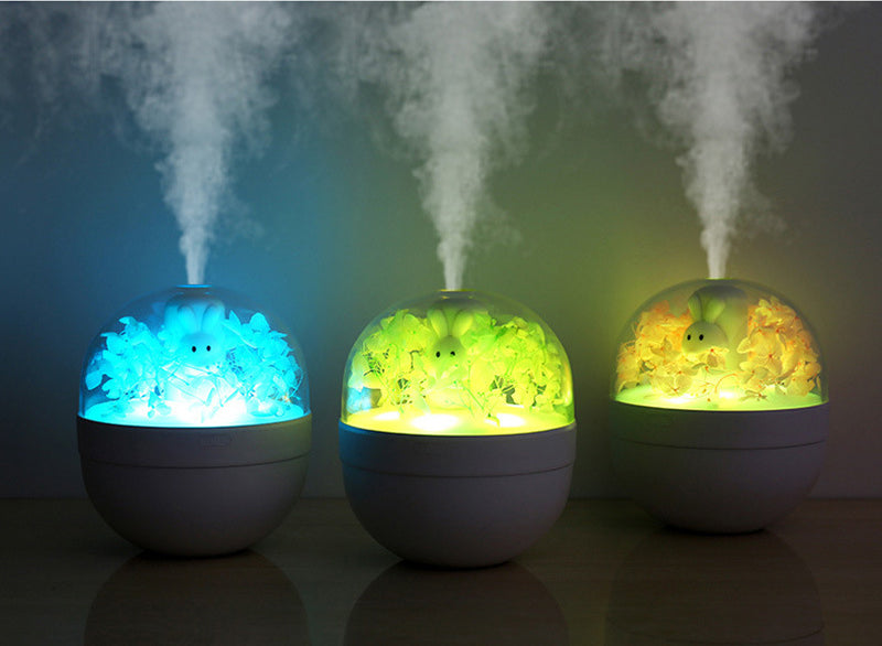New Sweetheart Rabbit Humidifier Household USB Charging Mini Desktop Air Purifier Gift