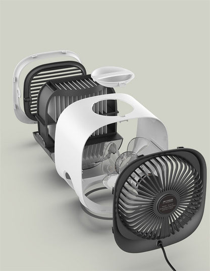 Mini Portable Air Conditioner Home Air Conditioning Humidifier Purifier USB Desktop Air Cooler Fan for Office Room