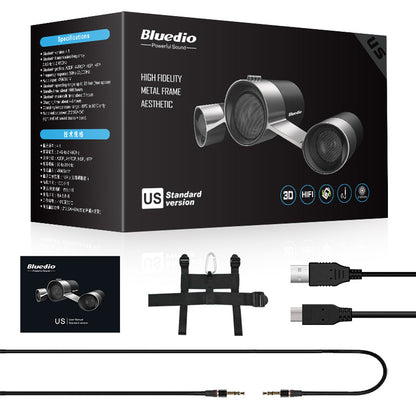 Bluedio US Wireless Home Audio Speaker System Patented Three Drivers Bluetooth speakers with Microphone Bass 3D Sound Surround