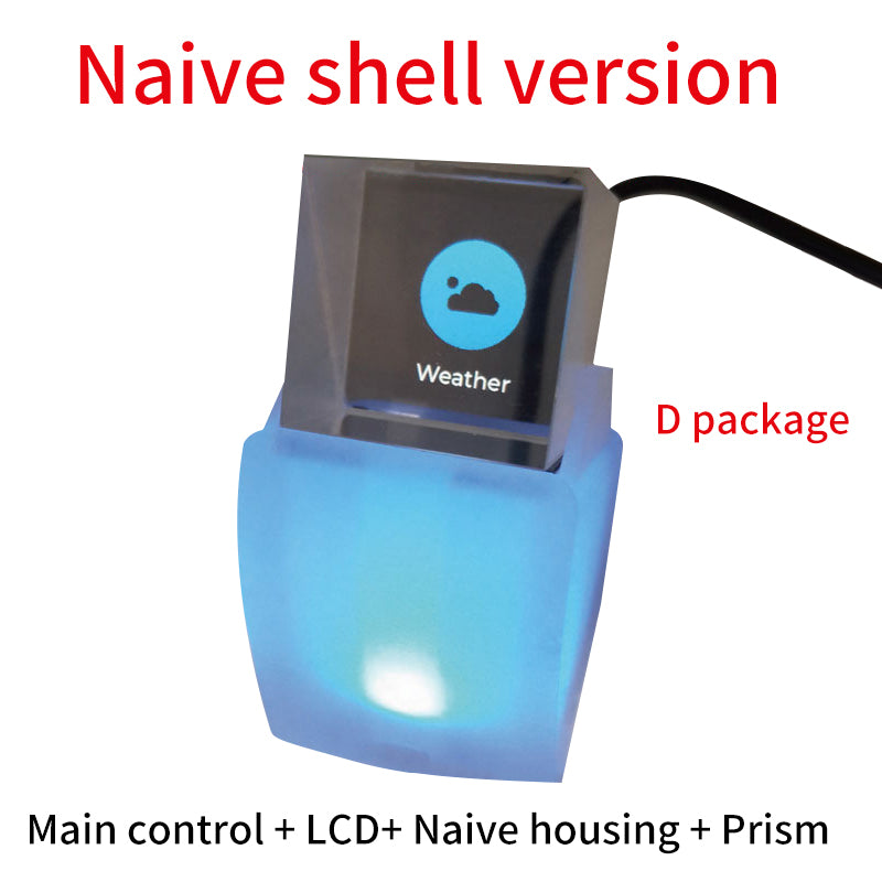 Weather Clock Projection Transparent Small TV