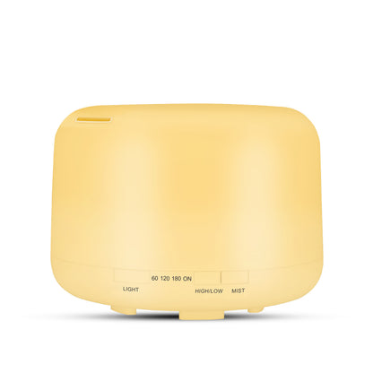 Unprinted Ultrasonic Humidifier 500ML Home Bedroom Air Purifier Colorful Gradient Aromatherapy Electromechanical Rice Cooker
