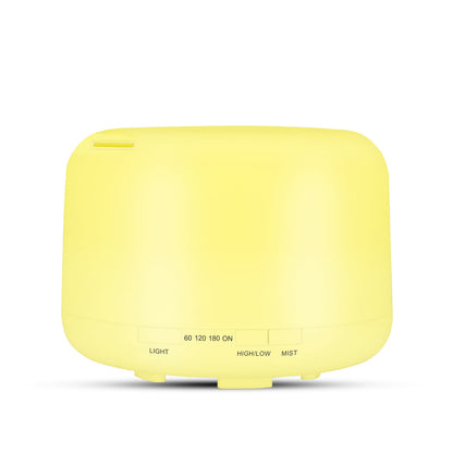 Unprinted Ultrasonic Humidifier 500ML Home Bedroom Air Purifier Colorful Gradient Aromatherapy Electromechanical Rice Cooker